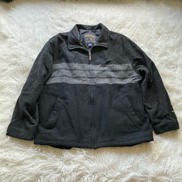 💥HP💥 Woolrich -‎ John Rich & Bros Blanket Jacket - Picture 1 of 6
